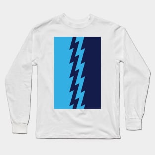 Arsenal Blue & Navy 1995 Away Lightning Bolt Long Sleeve T-Shirt